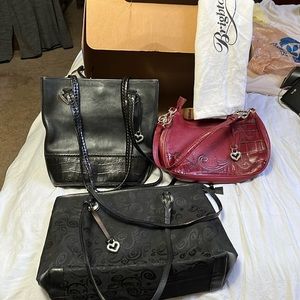 3 Brighton vintage hand bags